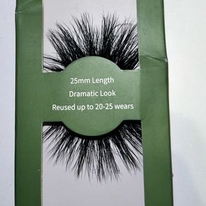 COPY - oraeony 25mm dramatic lashes vegan and handmade pack of 3 New